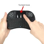 Mini wireless backlit keyboard with touchpad - Image 3