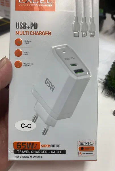 Excel Multi charger 65w Model E-145(C-C)