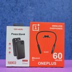 VEN-DENS 10000mAh Super Fast Charging Power Bank. OnePlus Wireless Neckband
