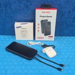 Ven Den power bank and Samsung Airbuds