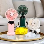 90° Adjustable Handheld Led Mini Fan With Aroma Diffuse - Image 6