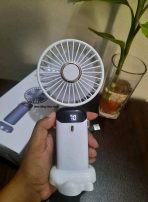 90° Adjustable Handheld Led Mini Fan With Aroma Diffuse - Image 3