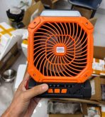 X16 Solar Rechargeable Fan – Fan + Light + Power Bank (3 in 1) - Image 3